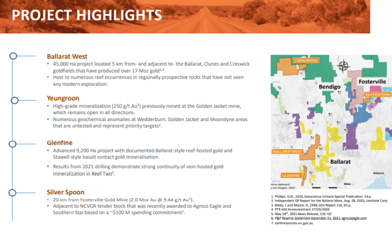 ValkeaResources's tweet photo. Outback has four strategic projects in the historic #VictorianGoldfields of Australia, a large land package in a jurisdiction that has produced 80 M oz #gold historically. 
$OZ.V
Find some project highlights below and learn more here: https://t.co/sXGV0gqzGD https://t.co/i6szXwG60p