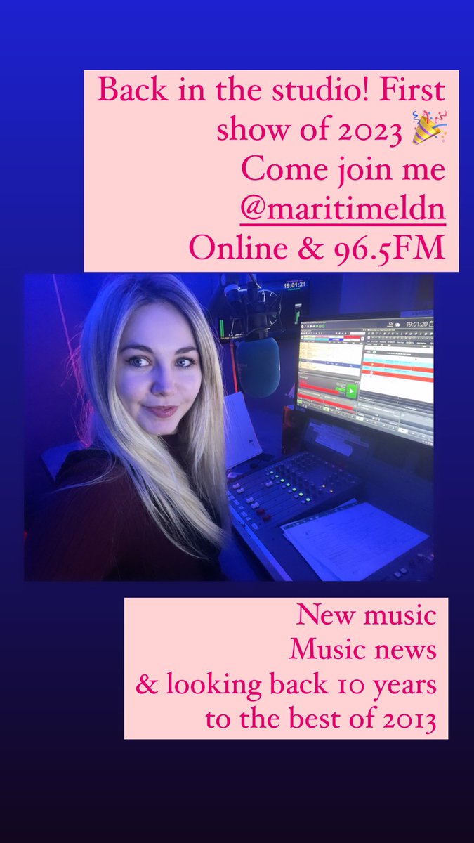First show of 2033 on <a href="/maritimeLDN/">Maritime Radio</a> !! Come join the fun 🥳 
Now Playing: Foo Fighters - All My Life 🤟 
Up next: Red Hot Chilli Peppers