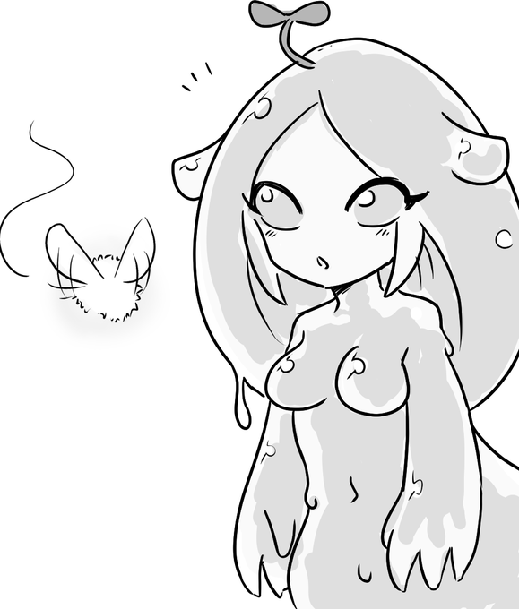 気晴らし蜜スライムちゃん if
小っちゃいからと油断していると・・・ 