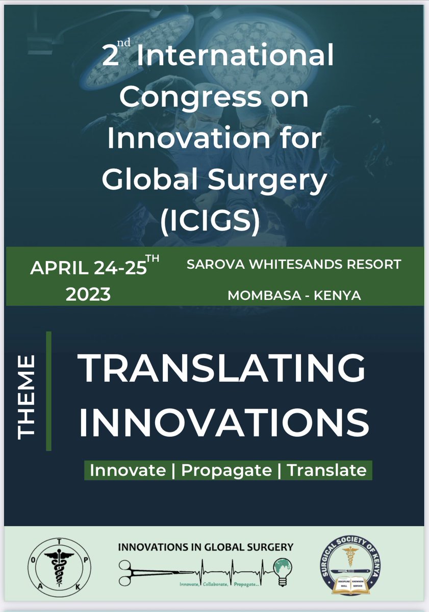 Excited to see the amazing work going on in the world of Global surgery in Africa 🙌🏾…