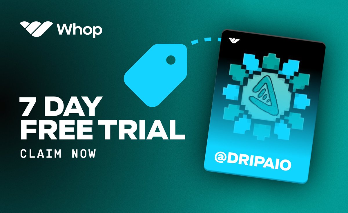 Not in a reselling community yet? You're missing out 🥶

Claim an exclusive 7 DAY FREE TRIAL to <a href="/Drip_AIO/">Drip</a> here - whop.com/cc/DripAIO.

Let's see what makes them one of the best online communities 👇