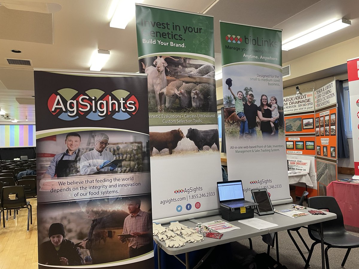 Looking forward to a great day at Grey Bruce Farmer’s Week with @AgSights! #GBFW23 #GoatDay