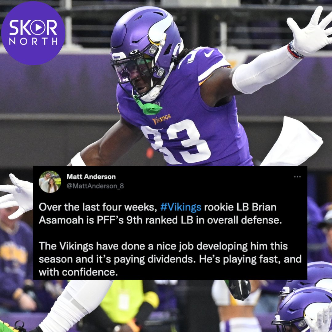 The Viking Age on X: With the No. 66 pick in the third round of the 2022 NFL  Draft, the #Vikings have selected Oklahoma LB Brian Asamoah   / X