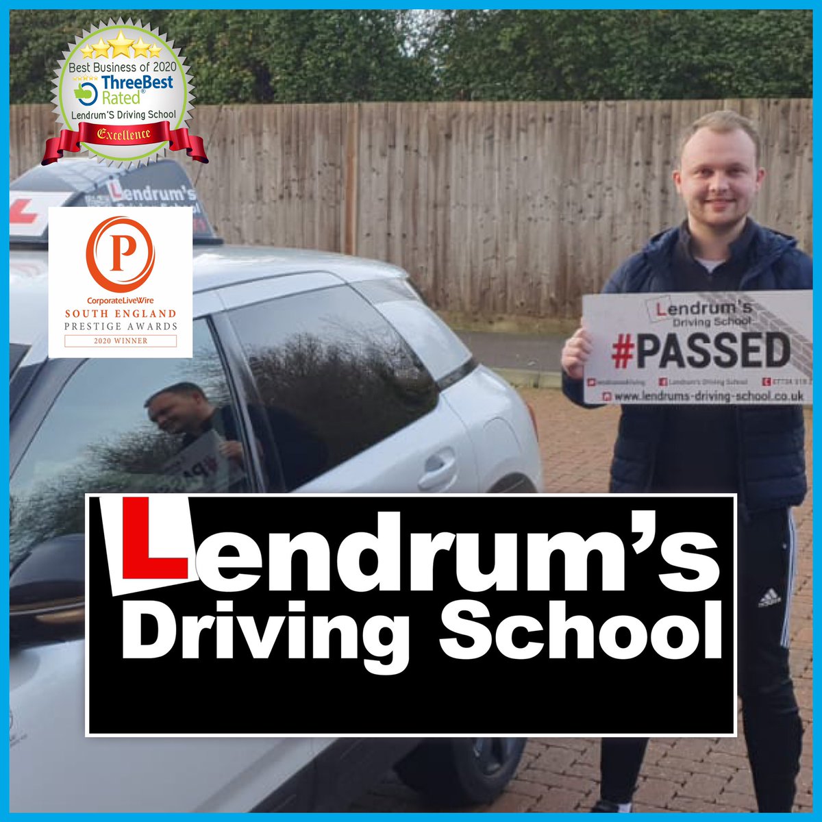 Congratulations to Kieran for #passing his #drivingtest 1st time at #LeeontheSolent with #drivinginstructor Gaz