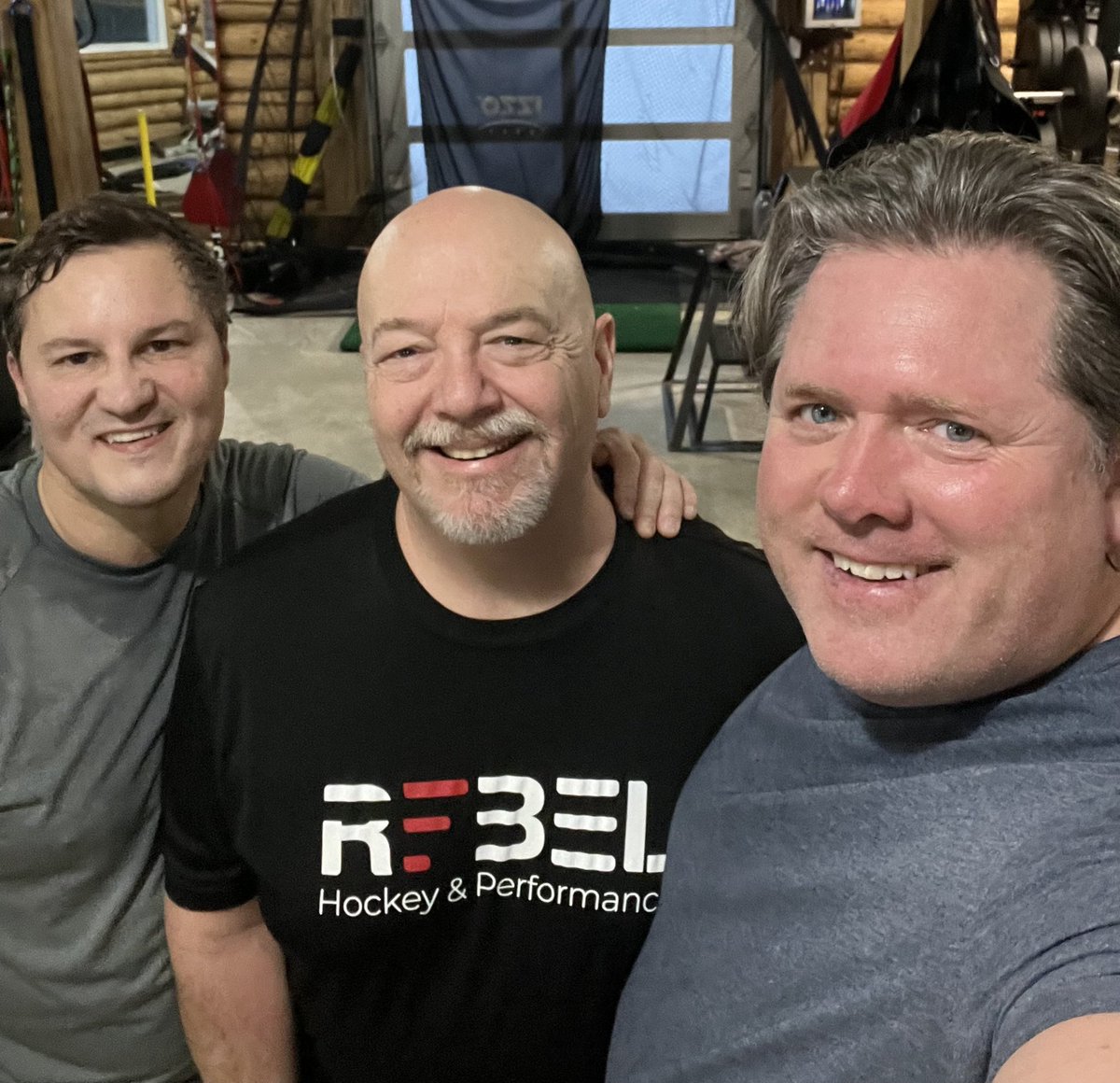builtbyscott's tweet photo. I am lucky 🍀 to have friends like these two who are genuine humans, great team mates in the gym, and ready to try anything. Great WO on Thursday morning with Sean Hummell and Bobby Fillipelli #ahighperforminglife #leaveyourmark #reconditioningrevolution #neuroreconditioning https://t.co/iqLl0VyOvH