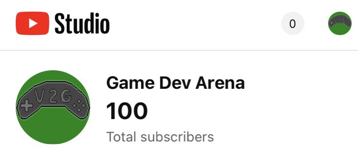 vigmu2's tweet image. Made it to my first #100 #subscribers on YouTube Channel. 
#gamedev #cocos2d #indiedev #smallyoutuber