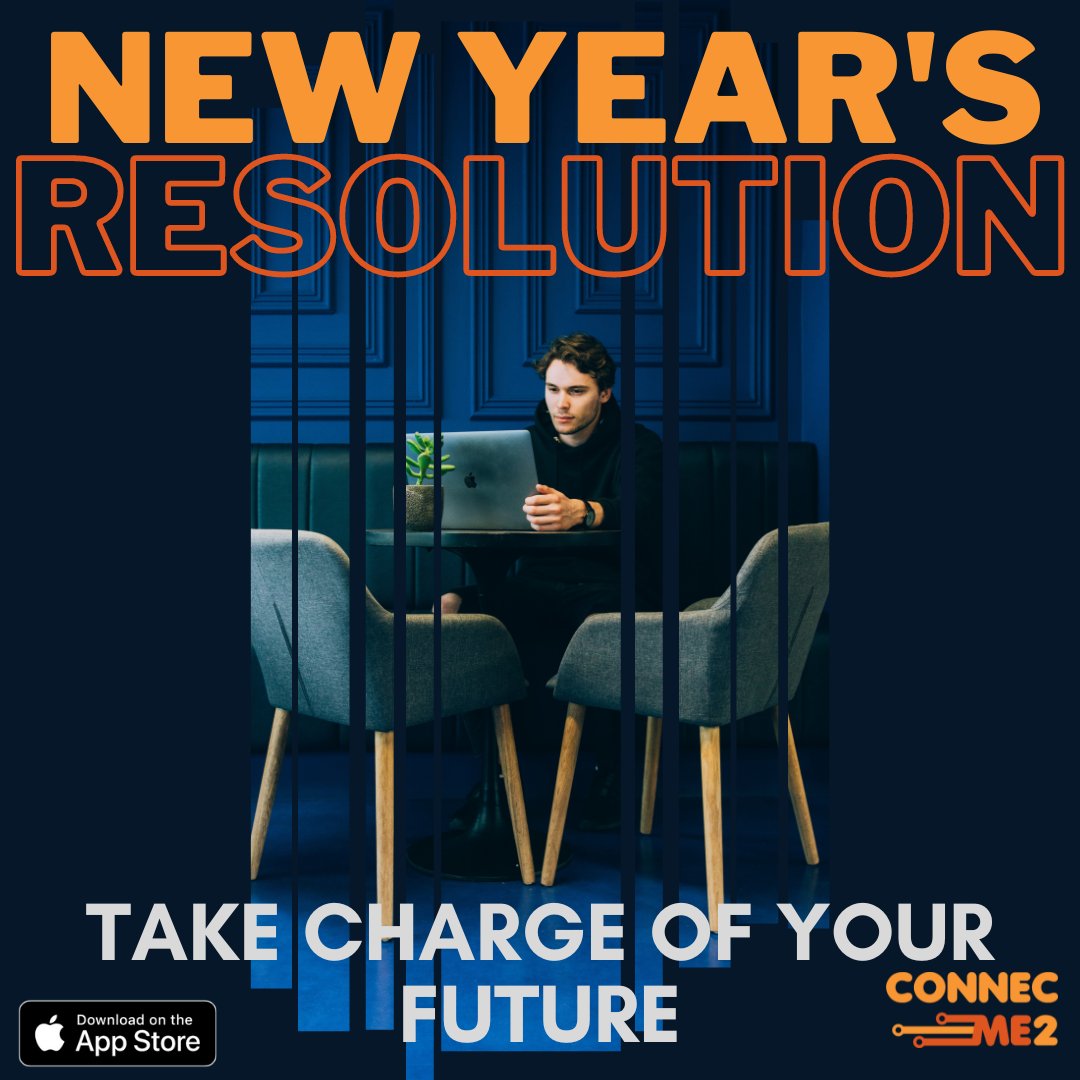 connecme2's tweet image. There's a 50% chance of you giving up on your New years resolution next month due to lack of planning and self-monitoring
keep track of your plans to take control of your future With the #ConnecMe2 App
Download on IOS: apps.apple.com/gb/app/connecm…
#NewYearNewMe #PlanAhead #TakeCharge