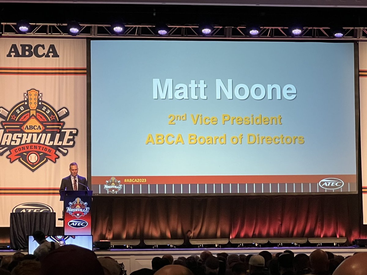 BabsonBaseball's tweet image. The @ABCA1945 2023 Convention is underway, looking forward to a great weekend of speakers put together by Head Coach @mnoone22 who serves the ABCA as a Vice President #d3baseball #ABCA2023