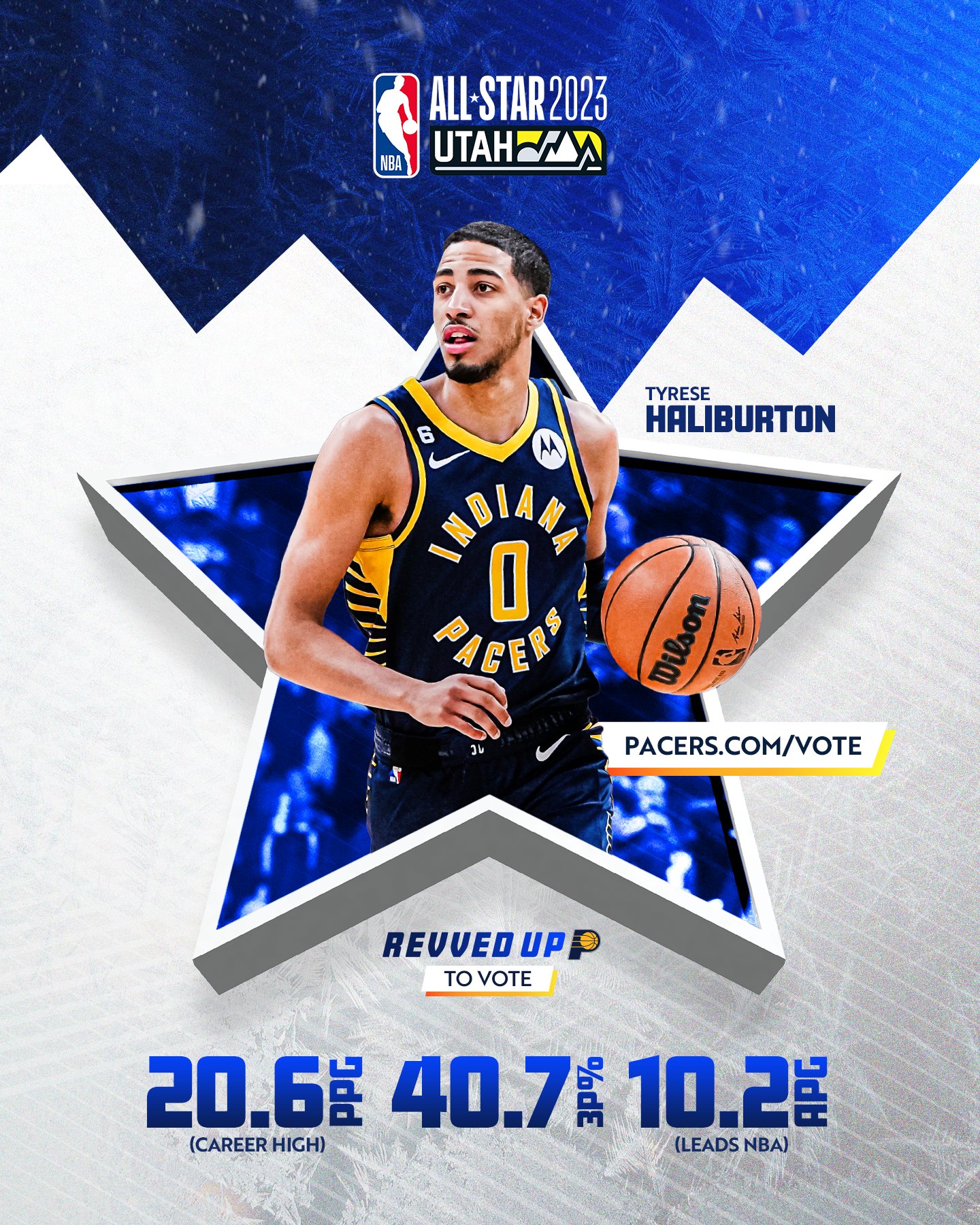 Indiana Pacers - OUR ALL-STAR.⭐️ Tyrese Haliburton has been named a 2023  #NBAAllStar. 🔗