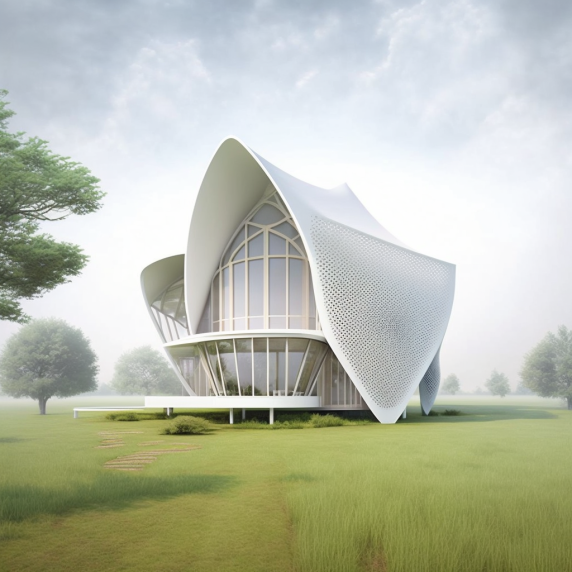 AmicoArchMetals's tweet photo. Can you figure out what architects were the AI inspiration for these homes with expanded mesh sunshades?
#AI2022 #AIDesign #architecture #aiarchitecture #midjourney #posthumandesign #ai #aiart #concept #dalle #futuristic #homedesign #designinspiration #expandedmesh #sunshade https://t.co/adCrbeByFe