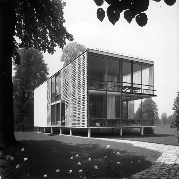 AmicoArchMetals's tweet photo. Can you figure out what architects were the AI inspiration for these homes with expanded mesh sunshades?
#AI2022 #AIDesign #architecture #aiarchitecture #midjourney #posthumandesign #ai #aiart #concept #dalle #futuristic #homedesign #designinspiration #expandedmesh #sunshade https://t.co/adCrbeByFe