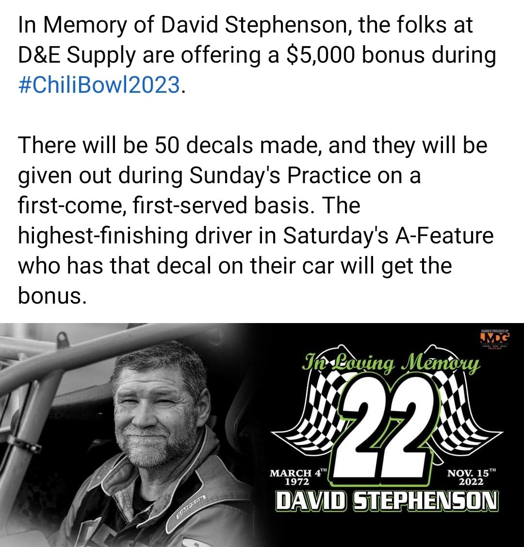 Here is how you can qualify for a $5,000 bonus during #ChiliBowl2023