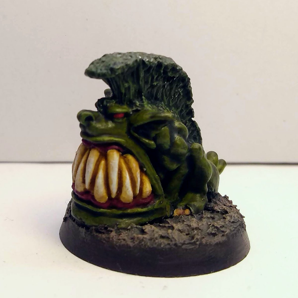 daGreenHorde's tweet photo. Growler the Squig Hound from #WarhammerQuest: Lair of the Orc Lord.

Growler has fended off generations of pesky adventurers that dared to intrude his master's lair.

https://t.co/sME8smwIqT

#MortalCitizens #WarhammerCommunity #ageofsigmar https://t.co/flVWTEi9ty