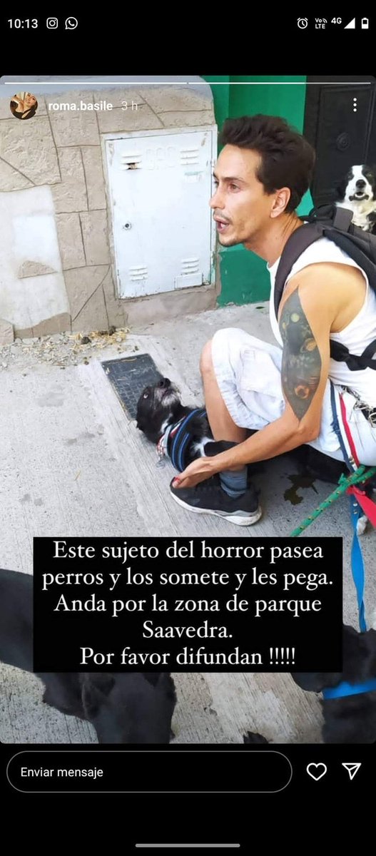 RaquelMait's tweet photo. Atención zo a Zaavedra, difundan x favor. Vean como maltrata a ese perrito que tiene en el piso https://t.co/amDHSjkcLk