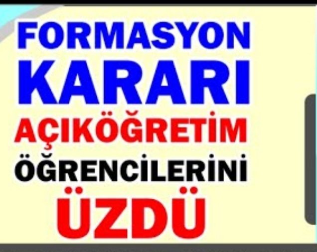 AÖF okuyanlar öğrenci grubuna girmiyor mu ? Hani bütün öğrenciler okurken formasyon alacaktı !!
<a href="/erolozvar/">Erol Özvar</a> <a href="/RTErdogan/">Recep Tayyip Erdoğan</a> <a href="/YuksekogretimK/">Yükseköğretim Kurulu (YÖK)</a> #aöfformasyonmağduru