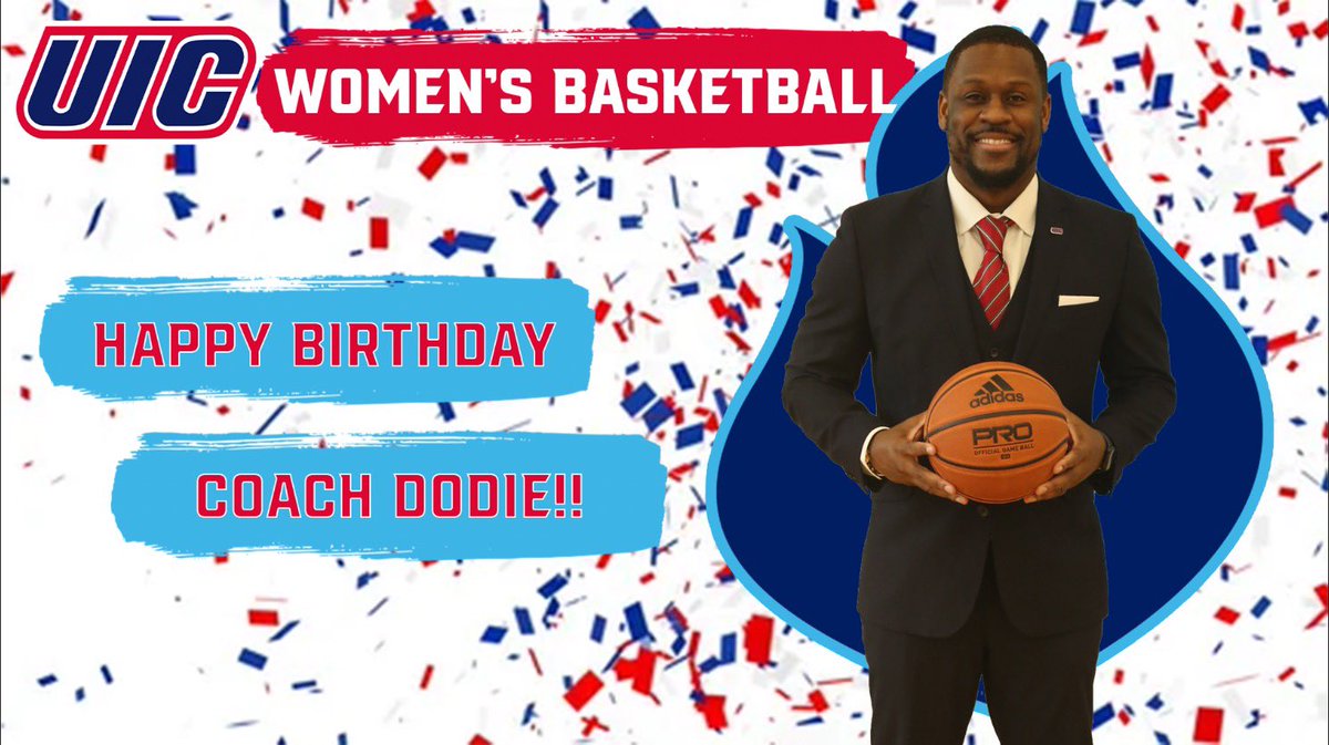 UIC_WBB's tweet photo. HAPPY BIRTHDAY to @dodiedunson 🥳 We hope you have a GREAT day 🤩🔥
#FireUp | #GoToTheEdge https://t.co/7vhbJsATbR