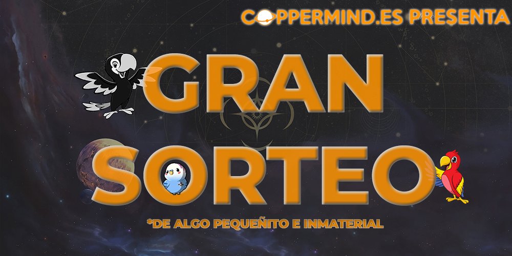 Las cotorras están de vuelta, y otra vez con un ¡SORTEO DE ALGO PEQUEÑITO E INMATERIAL! Una manera de deciros GRACIAS a los 4000 seguidores. Para participar:
⭐Seguir nuestra cuenta
🌟Hacer RT a este tuit
✨Ser fan de Sanderson
💫Querer siempre a nuestras cotorras