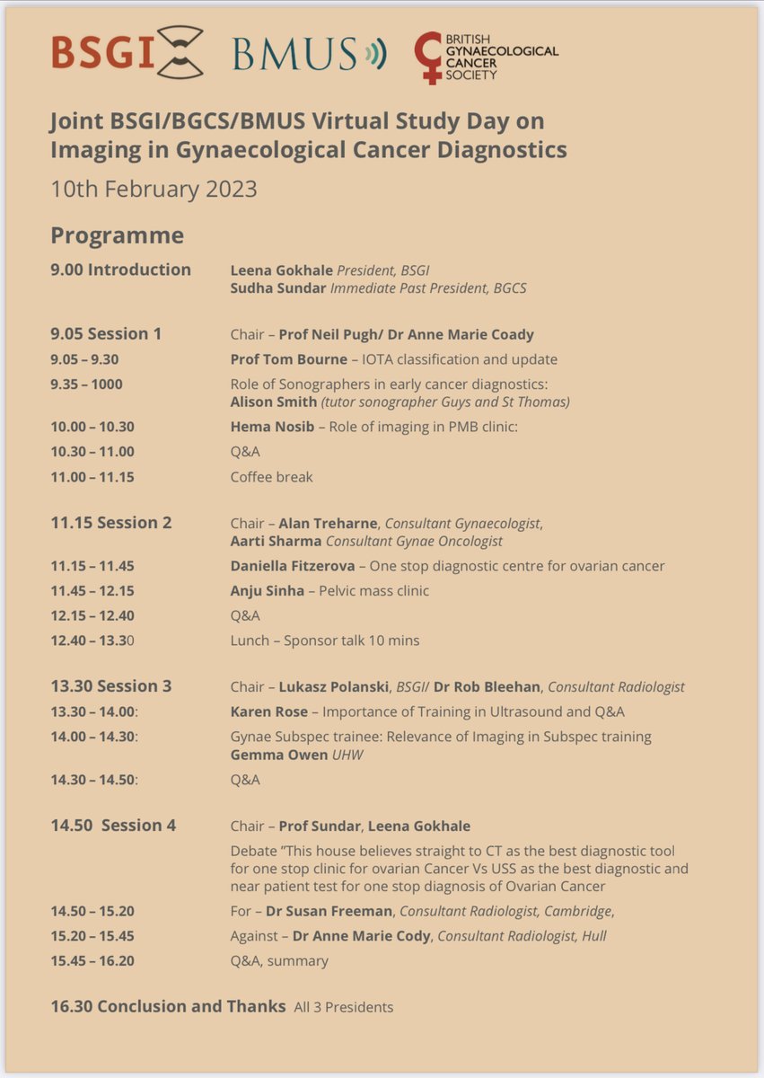 BGCS fellows (@bgcsfellows) on Twitter photo Still spaces available for the Joint BSGI/BGCS/BMUS virtual study day on Imaging in #GynaecologicalCancer - 10th Feb 2023. Register via eventbrite.co.uk/e/joint-bsgibg… Pls retweet <a href="/BGCS_org/">BGCS</a> <a href="/BSGInews/">BSGI</a> <a href="/BMUS_Ultrasound/">BMUS (Ultrasound)</a> <a href="/LeenaGokhale7/">Leena Gokhale</a> <a href="/Aarti2008/">Aarti Sharma</a> <a href="/sundar_sudha/">Sudha Sundar</a> @GemmaOwens1 Still spaces available for the Joint BSGI/BGCS/BMUS virtual study day on Imaging in #GynaecologicalCancer - 10th Feb 2023. Register via eventbrite.co.uk/e/joint-bsgibg… Pls retweet <a href="/BGCS_org/">BGCS</a> <a href="/BSGInews/">BSGI</a> <a href="/BMUS_Ultrasound/">BMUS (Ultrasound)</a> <a href="/LeenaGokhale7/">Leena Gokhale</a> <a href="/Aarti2008/">Aarti Sharma</a> <a href="/sundar_sudha/">Sudha Sundar</a> @GemmaOwens1