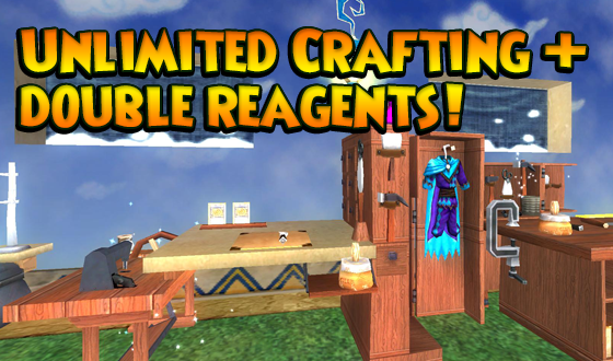 Wizard101's tweet photo. Make it sew. 🧵

Now through Sunday, Members get unlimited crafting + double reagents! Don’t let this benefit go to waste. https://t.co/R6VICAUUnC #Wizard101 https://t.co/F4HaXi1ZDI