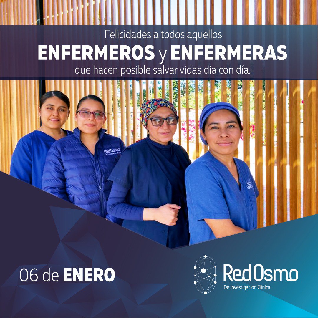OncologicoPot's tweet photo. Este 6 de enero #FamiliaRedOSMO💙 

Felicita a todos aquellos 🩺#Enfermeros y #Enfermeras🩺que hacen posible salvar vidas día con día. 

🎉Feliz Día🎉 https://t.co/SXMQR7GaEn
