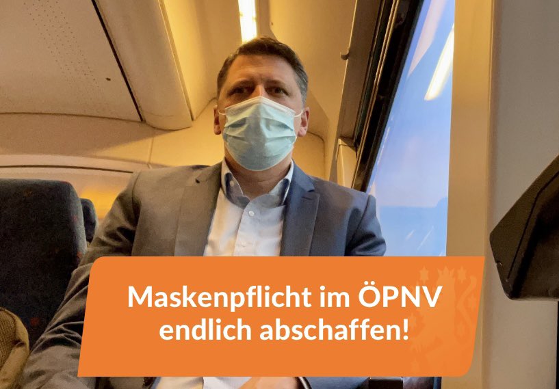 Wer eine #Maske im ÖPNV tragen will, trägt sie weiterhin, aber eine Pflicht sollte es nicht mehr geben. Was bei unseren Nachbarn in Sachsen, Sachsen-Anhalt und Bayern geht, muss auch in #thüringen möglich sein!