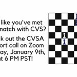 Image for the Tweet beginning: Sign-up for the January CVSA