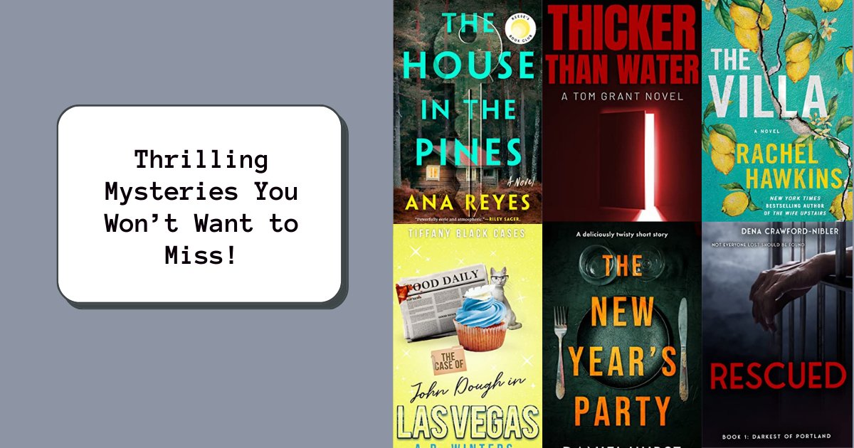 Looking for your next new mystery or thriller book this January? Well, look no further! We’ve curated the perfect list of thrilling mystery books. Happy reading!

newinbooks.com/thrilling-myst…