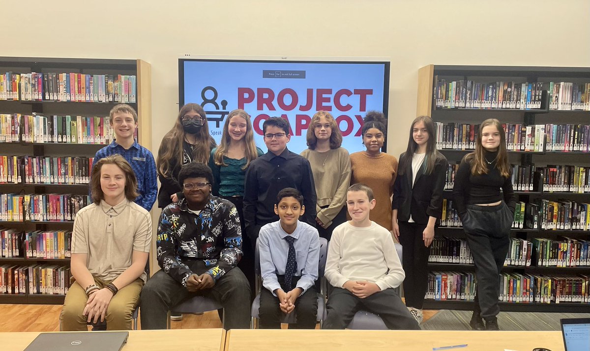 CBMSCobras's tweet photo. Congratulations to our Project Soapbox finalists who did an excellent job today competing for the chance to go to the district and state level! https://t.co/FdOD0qsuaX