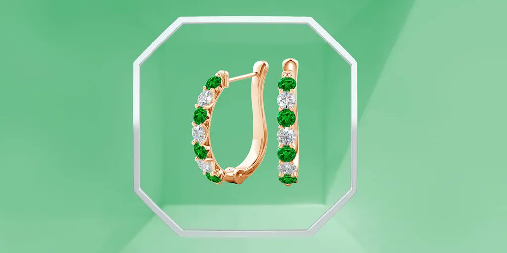 angarajewelry's tweet image. Lesson from the imperfectly perfect emerald: Your flaws make you unique. Own them and shine on! 💚

#angarajewelry #emeraldearrings #hoops #emerald #diamondearrings #emeraldjewelry