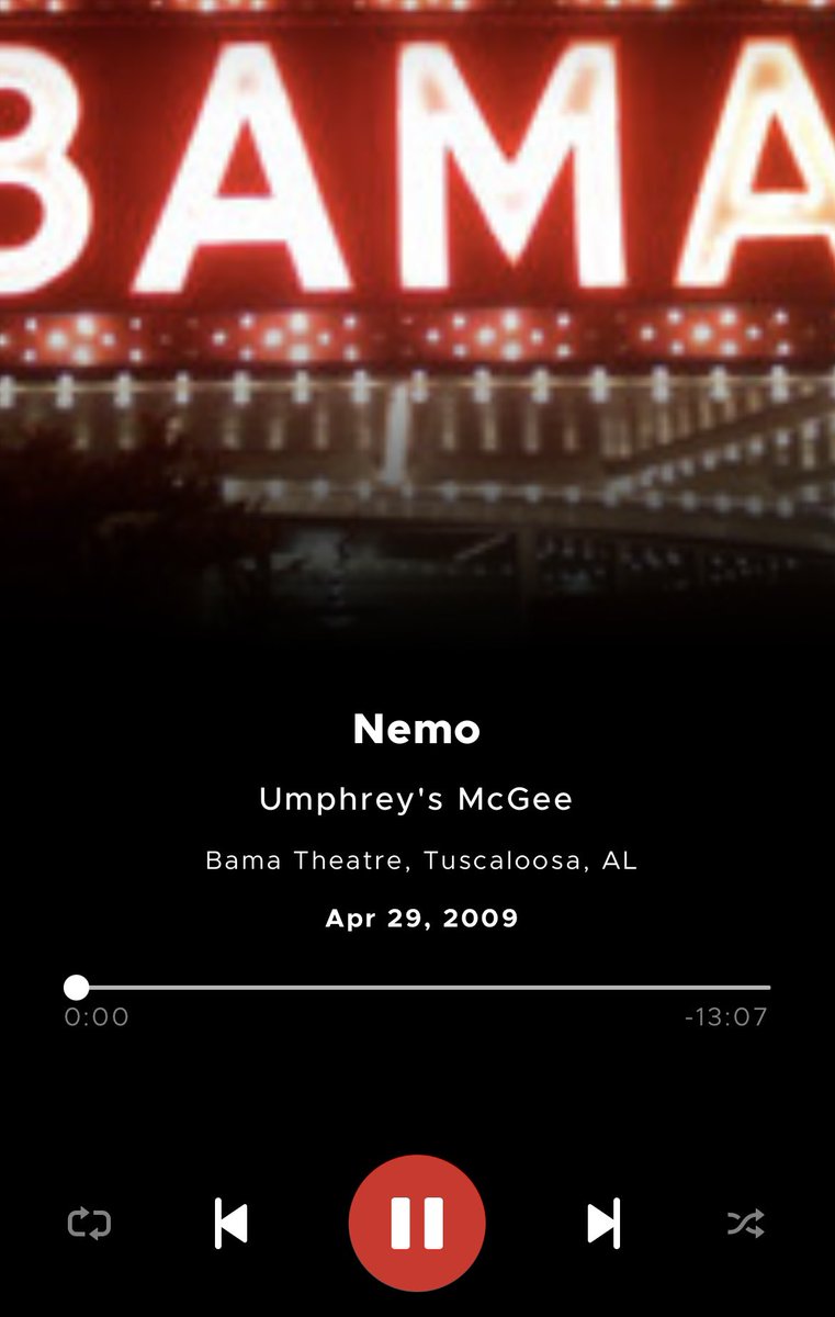 UMarchive's tweet photo. Came across 4/29/09's Nemo while continuing to carve through 2009 today and had to go back and give it a second listen. Worth checking out if you've never heard it before and worth going back to if you have. #chefskiss https://t.co/8GOkCxDbj1
