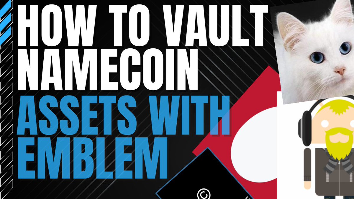Our <a href="/Namecoin/">Namecoin</a> Tutorial Series is now available on the Emblem Youtube page.

-How to Vault NMC assets
-How to Unlock NMC assets
-How to purchase NMC assets on <a href="/opensea/">OpenSea</a>
-How to sell NMC assets on <a href="/opensea/">OpenSea</a>