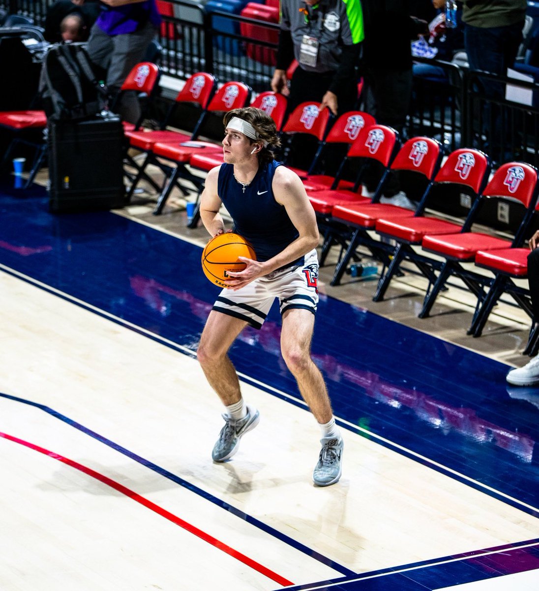 Sophomore <a href="/BrodyPeebles/">Brody Peebles</a> is quietly 2nd in the <a href="/NCAA/">NCAA</a> D1 in 3pt %, shooting a blistering 52.1% (37-71) for the @LibertyMBB_ and the 2nd leading scorer for the 🔥. Time for it not to be quiet. 

#ShootersShoot #P1