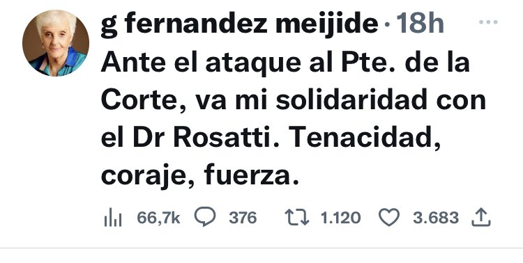 DeboraMabaires's tweet photo. Renegó de la militancia de su hijo para suscribir la teoría de los dos demonios y los excesos. Nos robó en el 2001. Ahora, defiende públicamente al tipo que siendo intendente contrató genocidas para que "le solucionen los problemas". Su hijo se revuelca en la tumba. https://t.co/fnZZZfQ6Uq