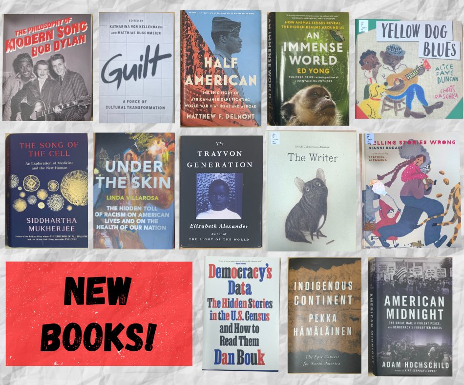 KeeneMasonLib's tweet image. We have many new books available for checkout! Stop by our "New Books" shelf and take a look. 

#KeeneMasonLib #KSCMasonLibrary #KeeneStateCollege #AcademicLibrary