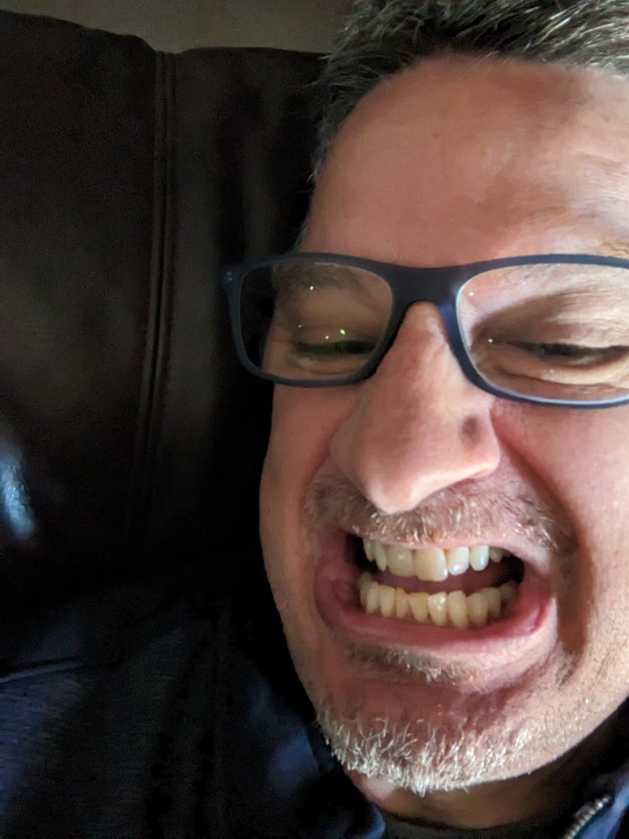 TheTitleSource's tweet image. How do dentists not laugh all day looking at the faces we make so they can clean our teeth. I look half way between sad dog and mad dog. #teethcleaning #funnyface