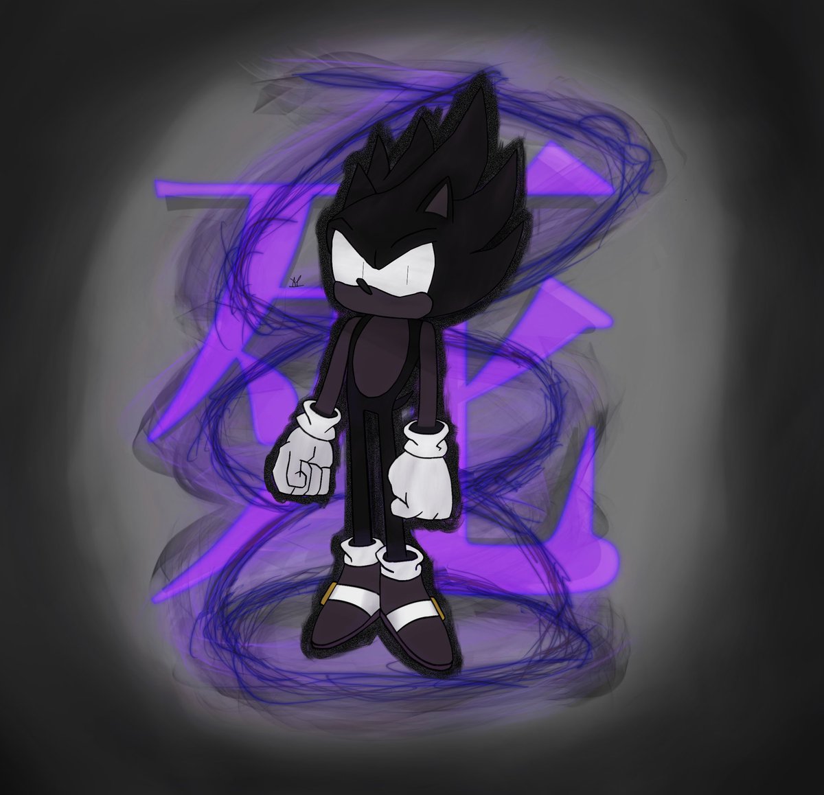 Sonic, Dark Boom by MidnightFire1222 