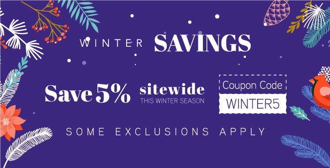 When the weather gets cold, our discounts get hot! Save 5% sitewide with #coupponcode WINTER5. bit.ly/3QjpYxc