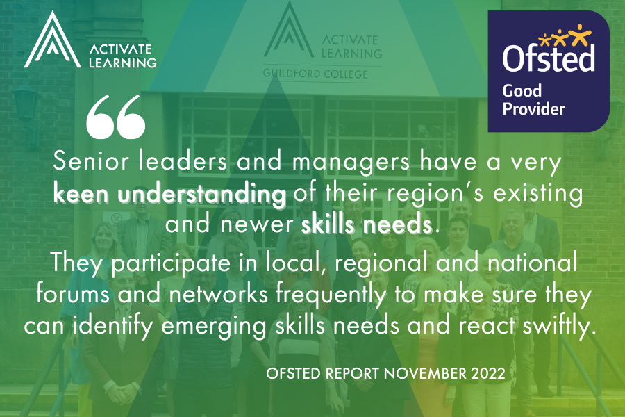 Activate_Learn's tweet photo. Our Ofsted Report Highlights - 

🔍 How does Activate Learning meet skill needs?

Ofsted includes the following quote in the report:

#GoodAndStrongTogether https://t.co/PfOcUmmTza