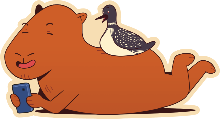 Check out this adorable mascot for our friends at <a href="/capyloon/">Capyloon</a> designed by <a href="/bruno_monts/">bruno ✱ monts</a>! Did you know that Capyloon is building an open source mobile OS using the #IPFS protocol, #UCANs, and #WNFS? Learn all about it on our blog! fission.codes/blog/capyloon/