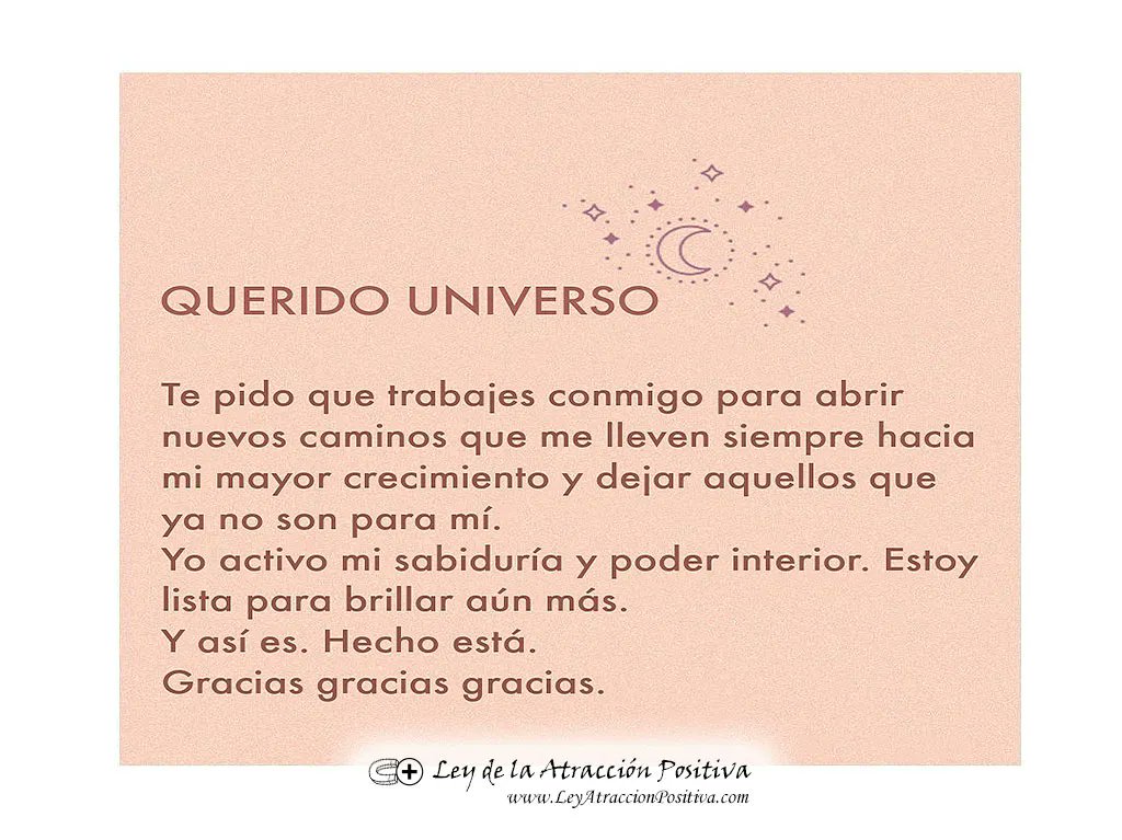 LeyAtraccionPos's tweet photo. TOP 10 DICIEMBRE -  LEY DE ATRACCIÓN ESCRITA: CARTA AL UNIVERSO
Descúbrela en https://t.co/ZT4y4C2mqQ

¿Cómo hacer funcionar la Ley de Atracción en forma Escrita? Conoce la Carta al Universo, una poderosa técnica de atracción para hacer tus deseos realidad! https://t.co/6fss130WYU