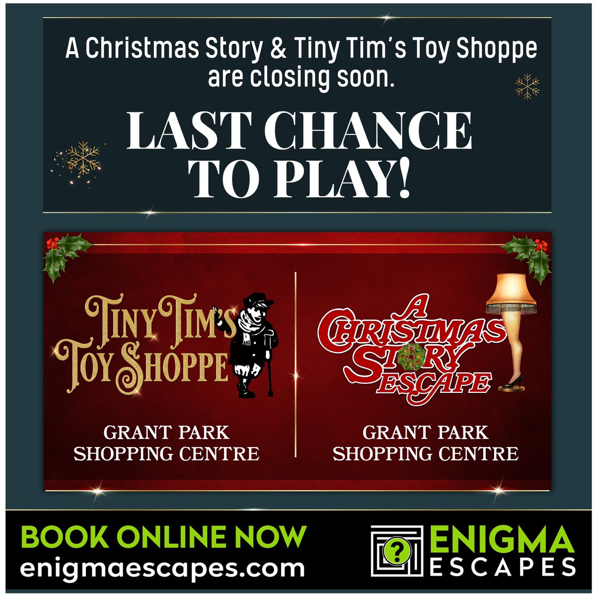 HELD OVER!  By popular demand. We were very nearly completely sold out during the holiday season. But you still have a chance to book your escape!