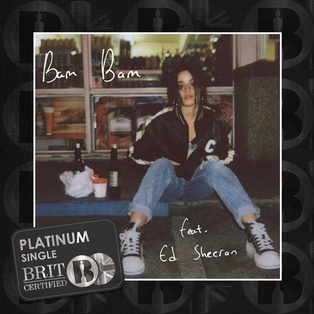 camilaonchart's tweet photo. "Bam Bam" is now certified PLATINUM in UK for selling over 600.000 units in the country! https://t.co/kJ7tTYzrqW