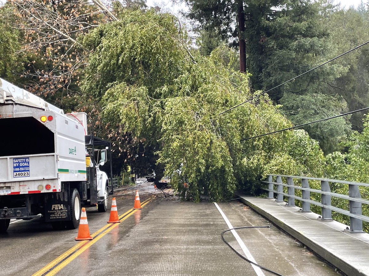 Damage around our county from the mountains to the coastline is still being assessed, and is estimated to be in the millions.

Our deputies will be out here 24/7 helping keep our community safe.