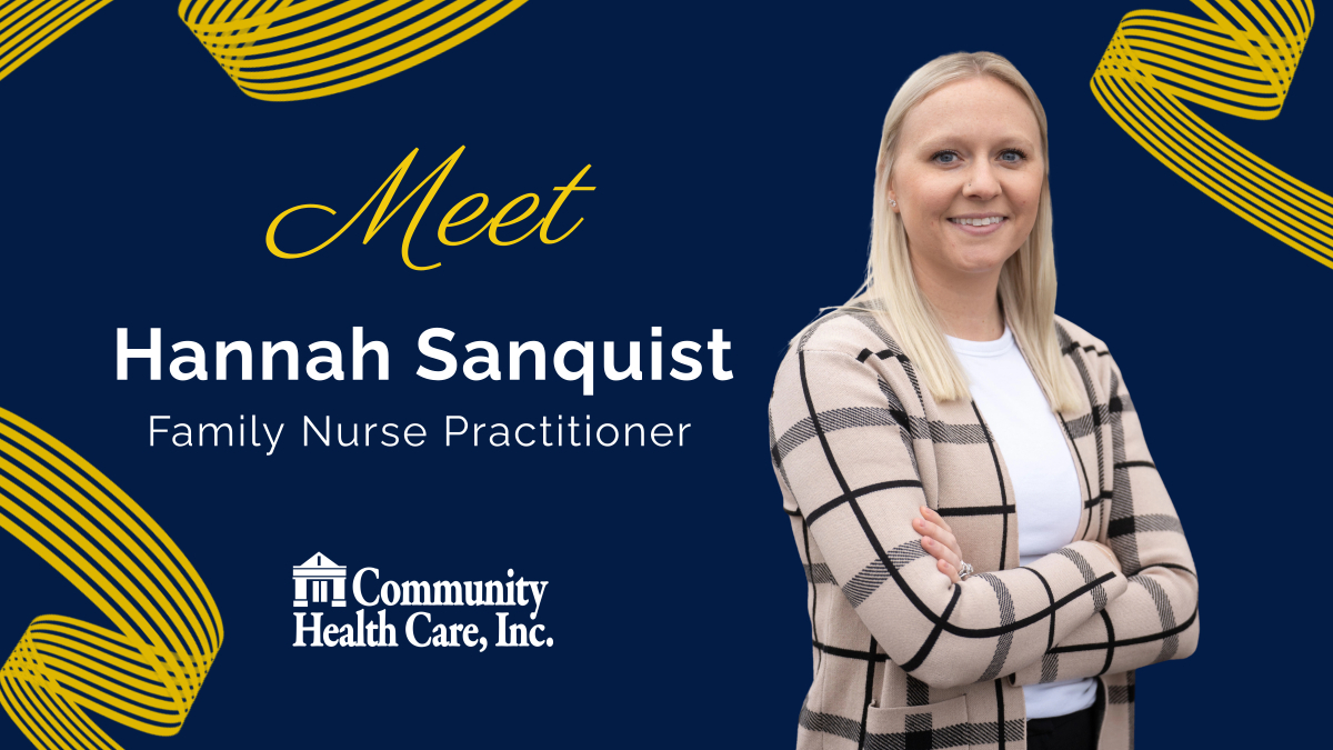 Family Nurse Practitioner Hannah Sanquist has joined our CHC Provider Team. She is a valuable addition to our expanding CHC Express Care Team, and we're excited to have her on board!