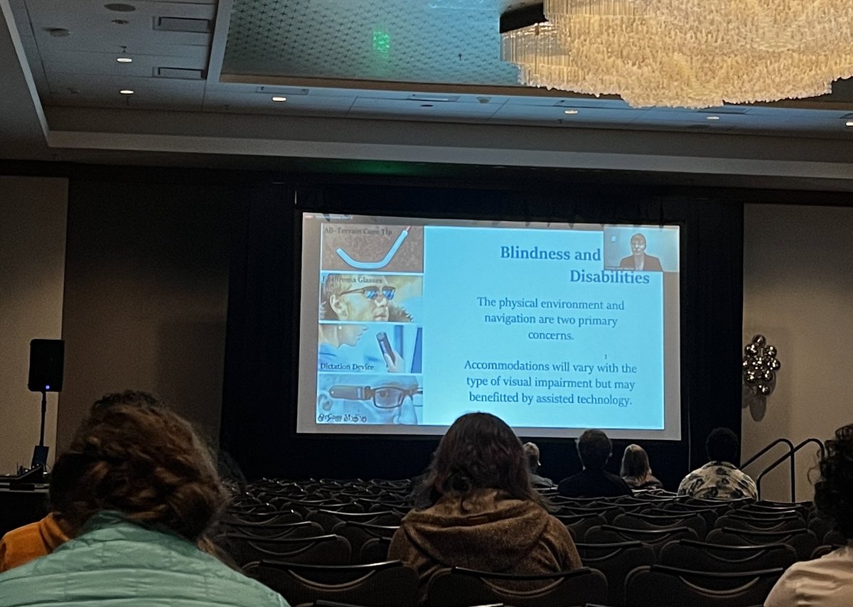 SASiwiecki's tweet photo. I was so extremely happy to see a talk about accessibility in field research at #SICB2023!! Thanks so much @bendybiologist for such an informative and powerful talk. This made me feel so seen as a disabled scientist - hope to see more chats like this in the future. 😊🫶 https://t.co/ZFpL9spooI