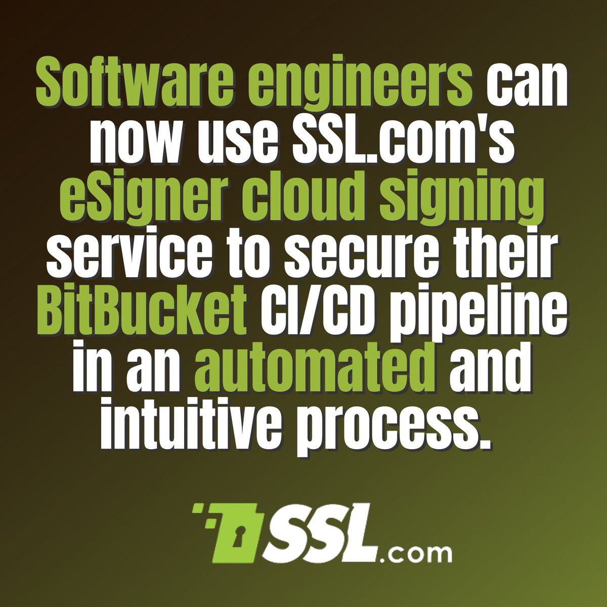 sslcorp's tweet image. Head over to our guide article to learn how a BitBucket CI/CD pipeline can be secured from hackers using eSigner CodeSignTool ow.ly/SAu450Mk9hn

#bitbucket #cicdpipelines #cloudsigning #cicd #devopstools #codesigningcertificate #cybersecurity #malwareprotection