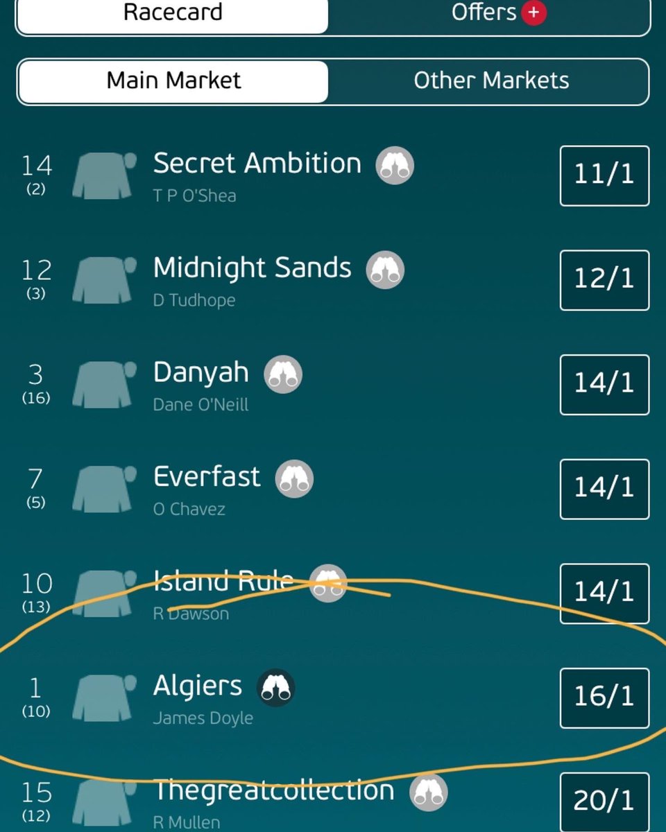 JsbcTips's tweet image. SWITZERLAND✅
ALGIERS✅

🍾We were on early @ 16s with ALGIERS along with the 12/1 from this yard this week
🍾

🎉2 out 3 - The boys in blue letting us down big time🎉

🤝JSBC RACING🤝