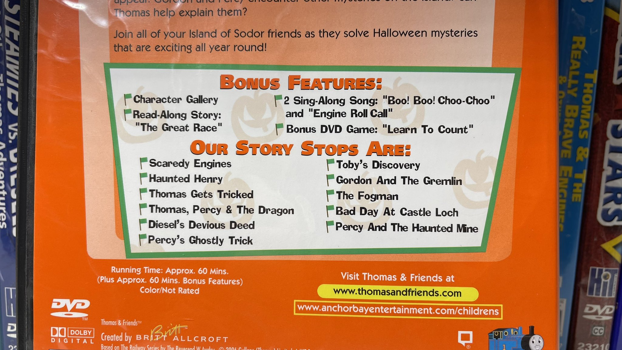 EdwardKing02 on Twitter "The Thomas’ Halloween Adventures DVD has the