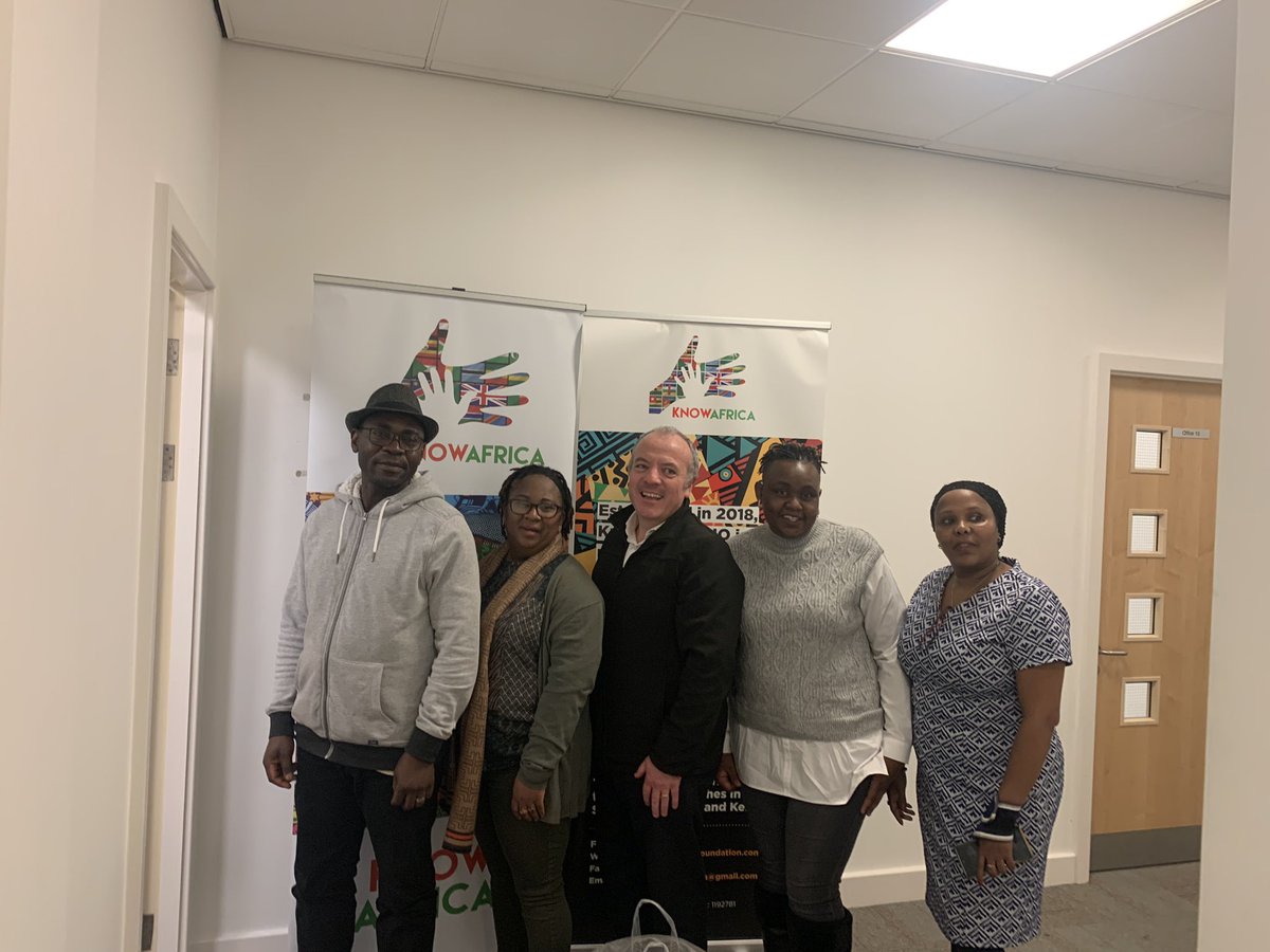 Finally I went to @KnowAfrica a brilliant group running a foodbank in #wythenshawe and #sale they have big plans afoot and I look forward to working with them - a really good day in the constituency.