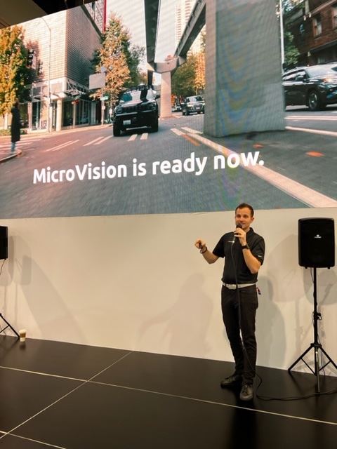 Join us at the MicroVision booth at the top of every hour to hear about why we’ll win in the automotive lidar space in 2023! #CES2023
